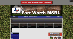 Desktop Screenshot of fortworthmsbl.com